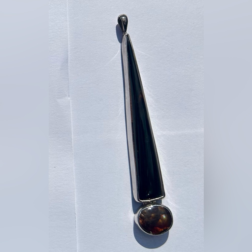 Fire Agate Pendant